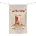 Tea Towel — "welcome" Kitchen Towel