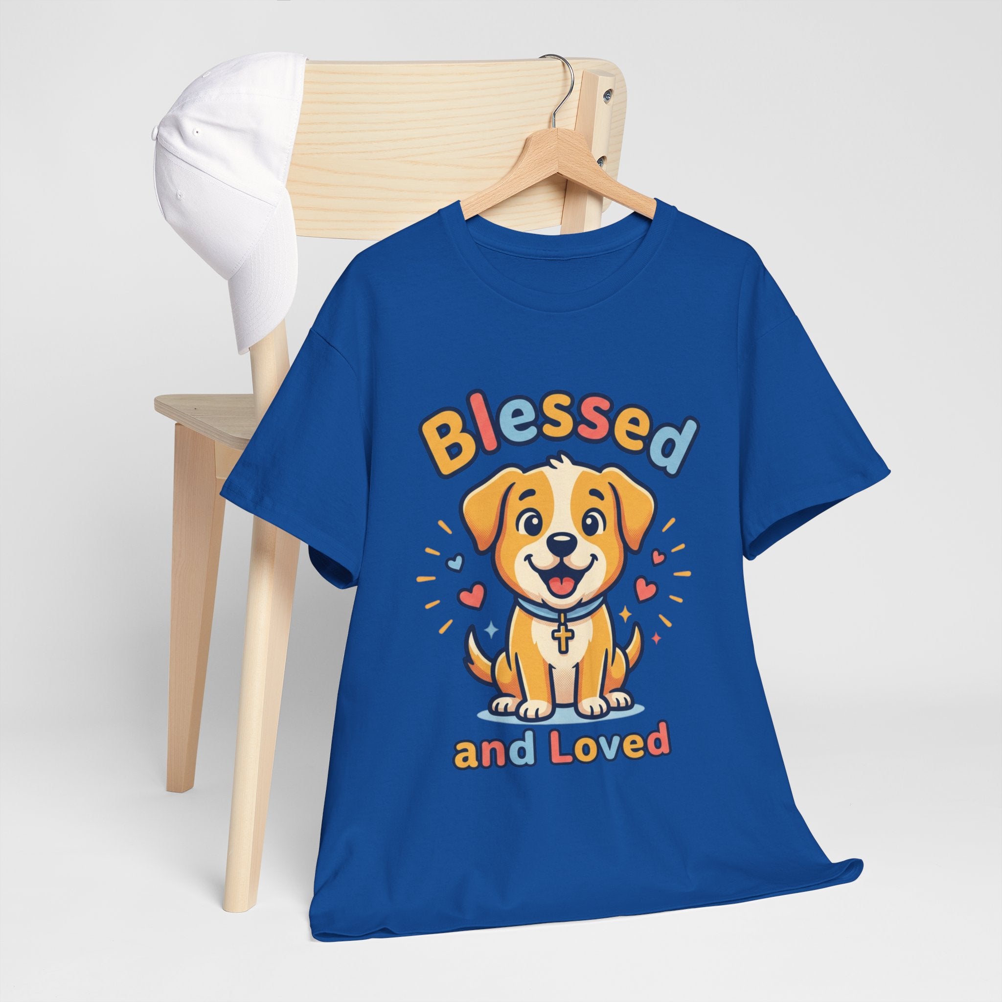 Blessed and Loved Puppy T-Shirt — Cute Dog Graphic Tee for Pet Lovers