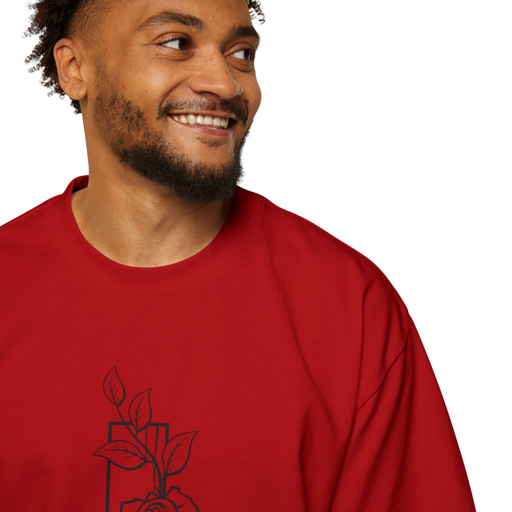 Cross and Rose| Grunge Christian Tee