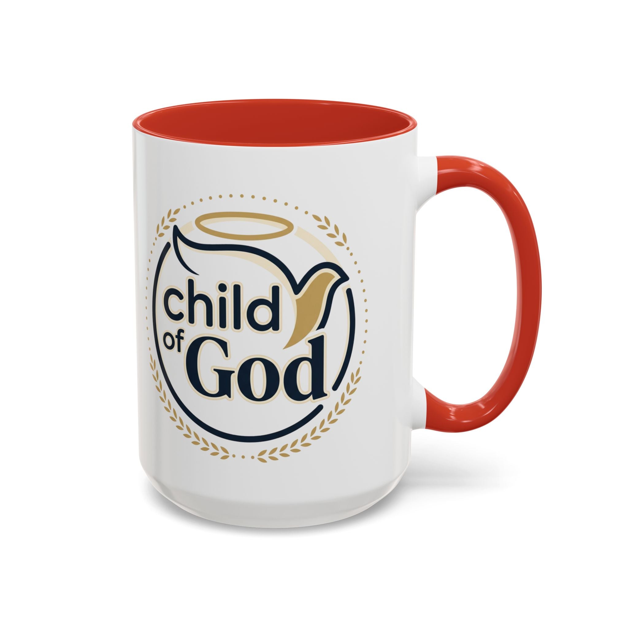 Child of God Accent Coffee Mug — 11/15 oz Christian Faith Ceramic Mug