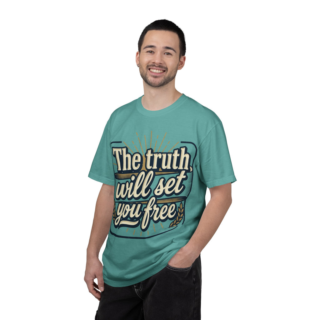 T-Shirt — "The Truth Will Set You Free" Inspirational Graphic Tee