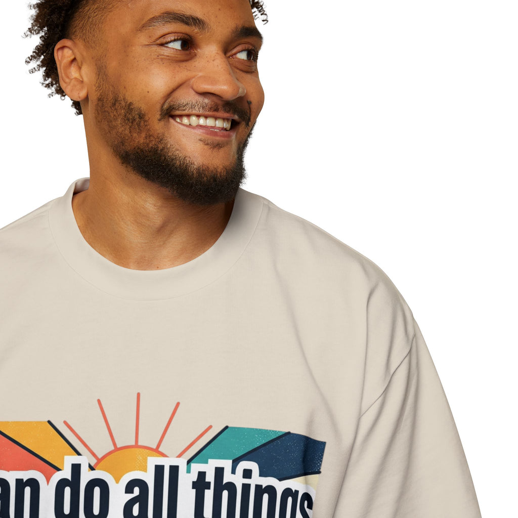 I can do all things through Christ who gives me strength T-Shirt | Grunge Christian Tee