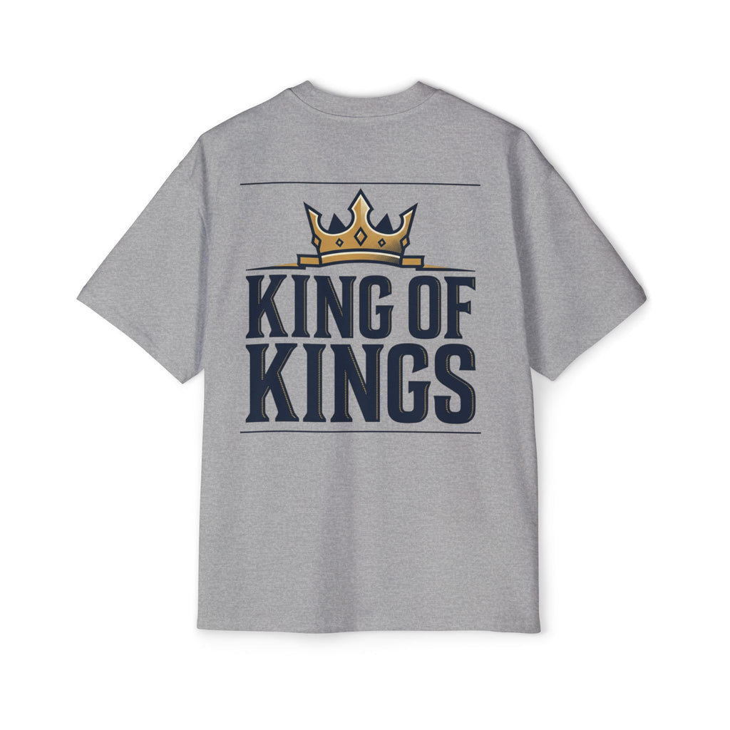 King of Kings Tee — Men's Oversized Graphic T-Shirt with Crown Design