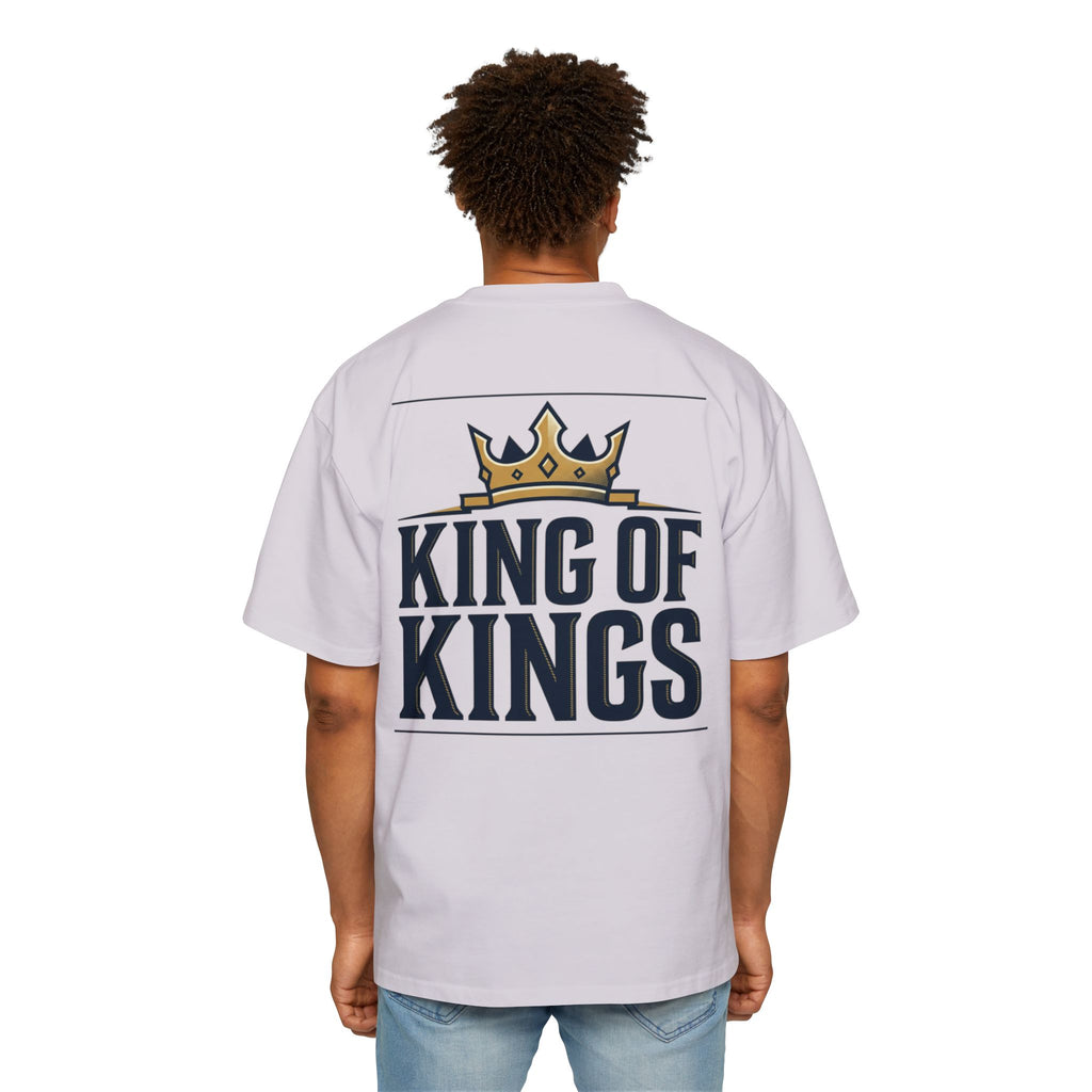 King of Kings Tee — Men's Oversized Graphic T-Shirt with Crown Design
