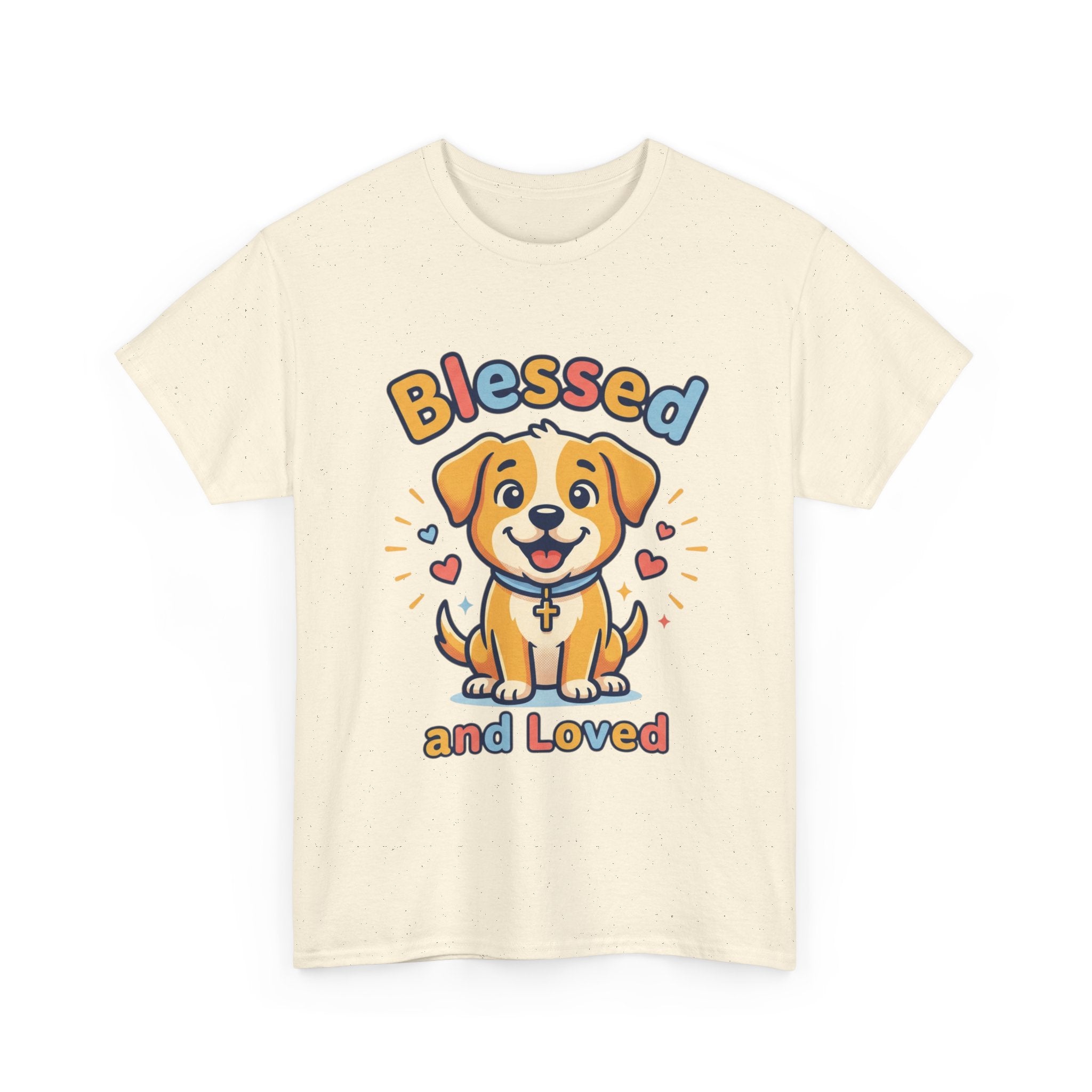 Blessed and Loved Puppy T-Shirt — Cute Dog Graphic Tee for Pet Lovers