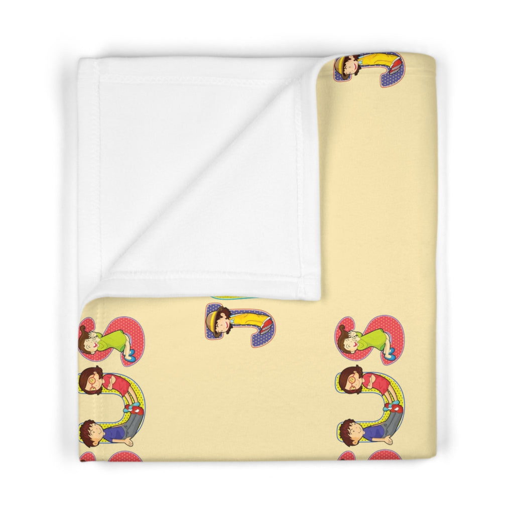 Jesus Rainbow Pattern Blanket | Baby Blanket yellow