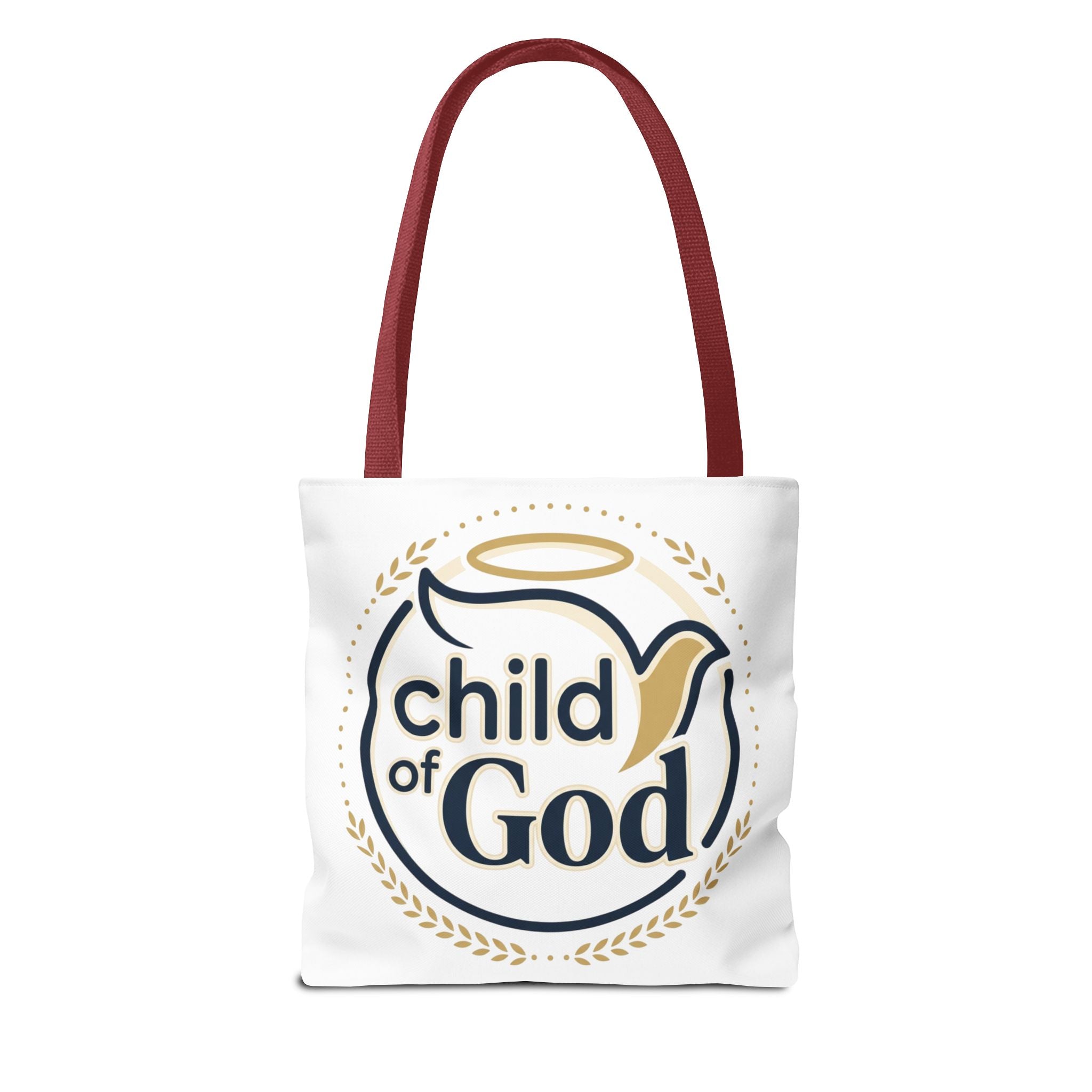 Child of God Tote Bag — All-Over Print Christian Canvas Tote