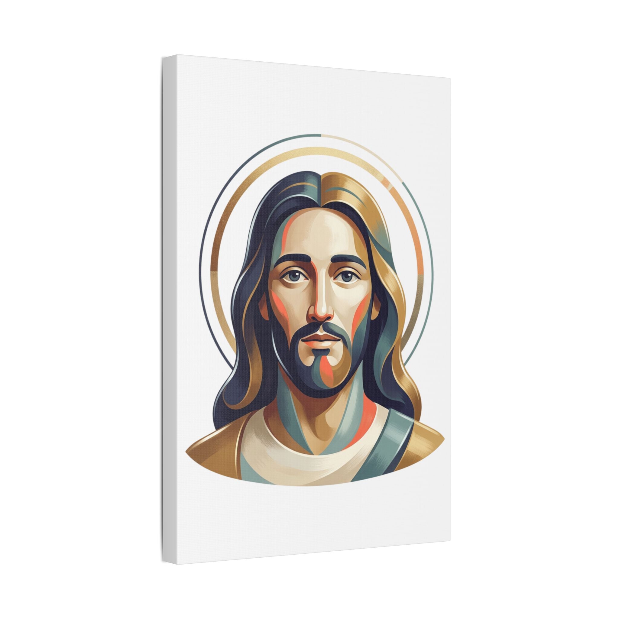 Jesus Portrait Satin Canvas