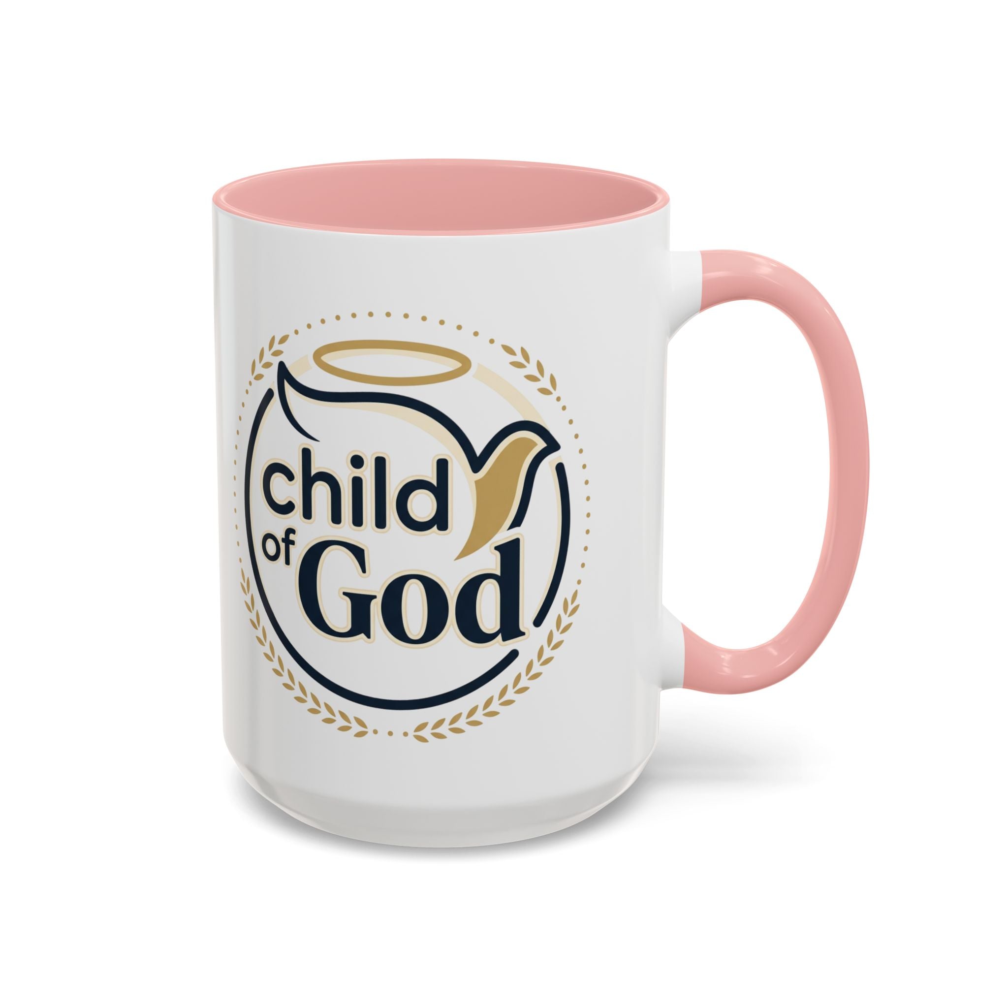 Child of God Accent Coffee Mug — 11/15 oz Christian Faith Ceramic Mug