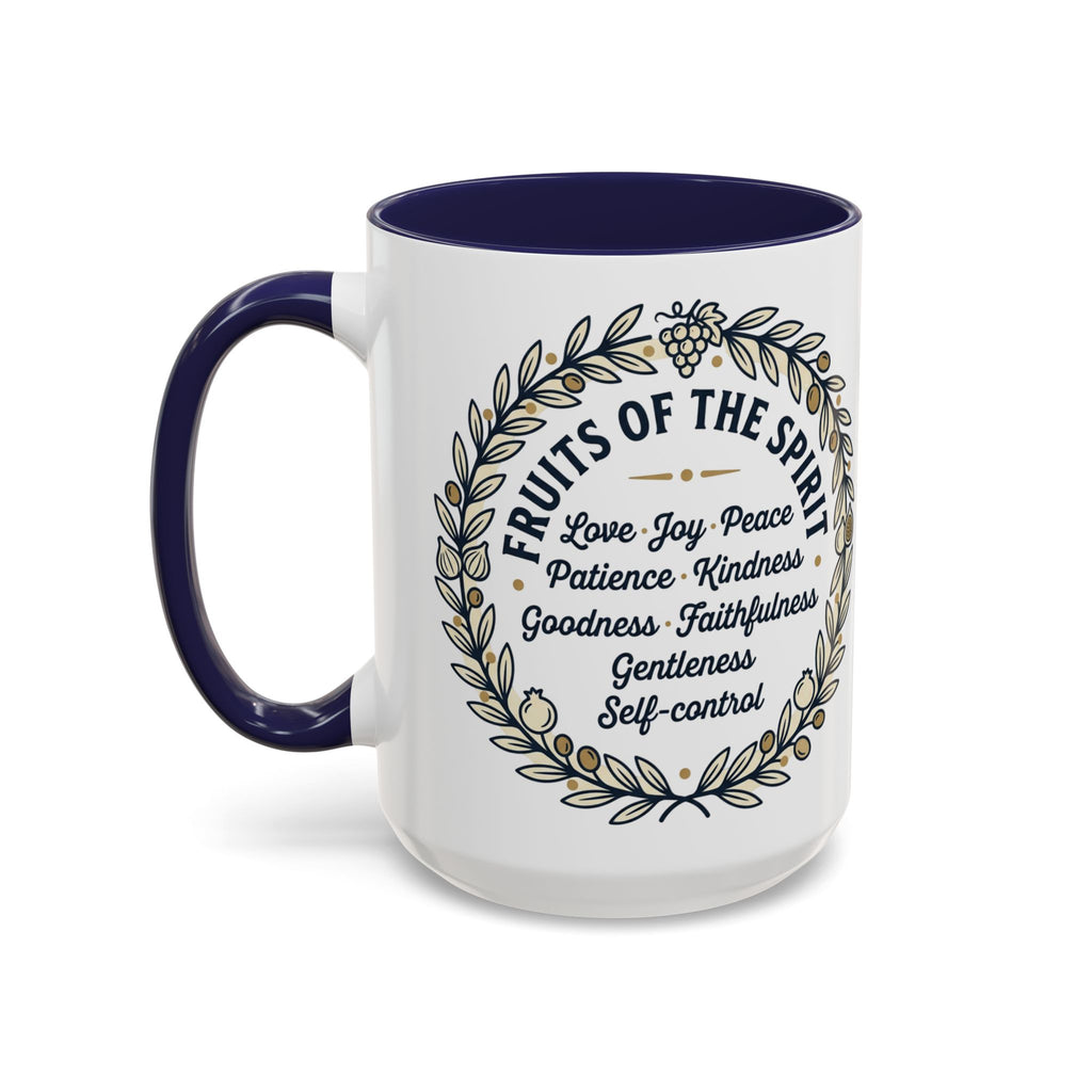 Fruits of the spirit Script Mug | Accent Coffee Mug
