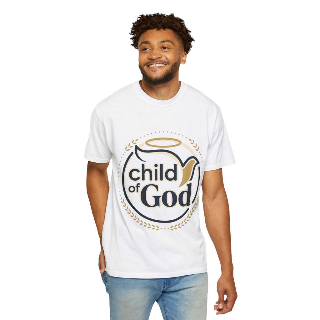 Child of God T‑Shirt — Faith Christian Tee with Dove & Halo