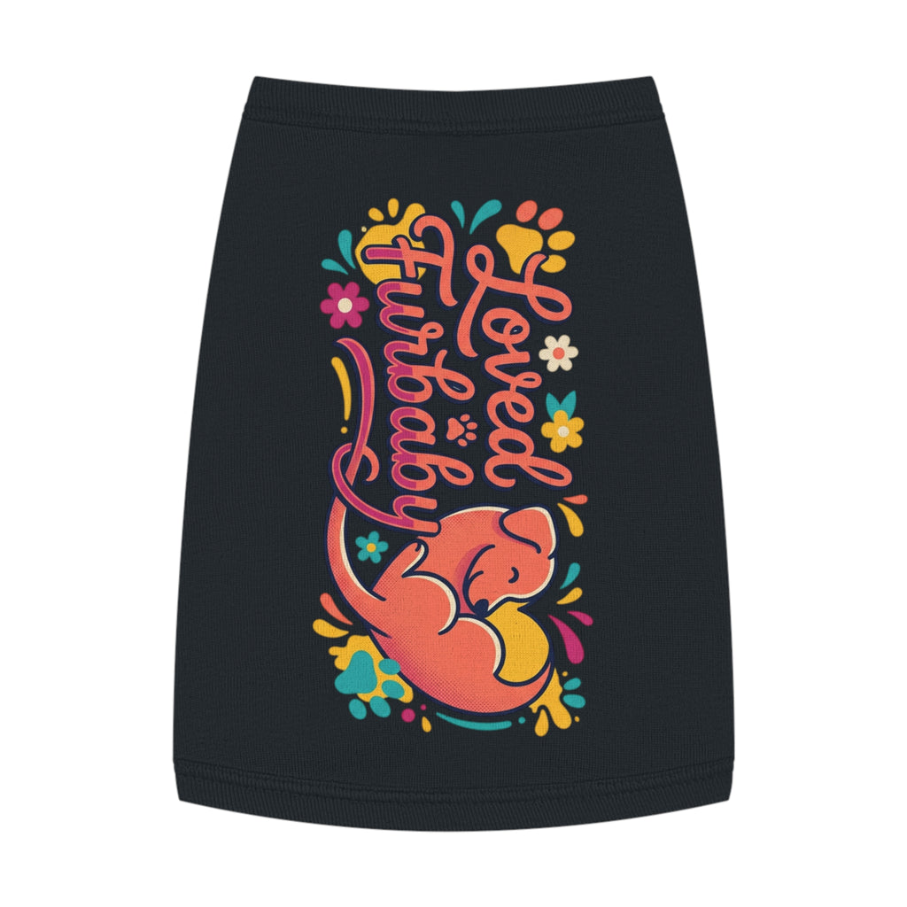 Pet Tank Top - "Loved Furbaby" Cute Dog Graphic Christian Pet Shirt