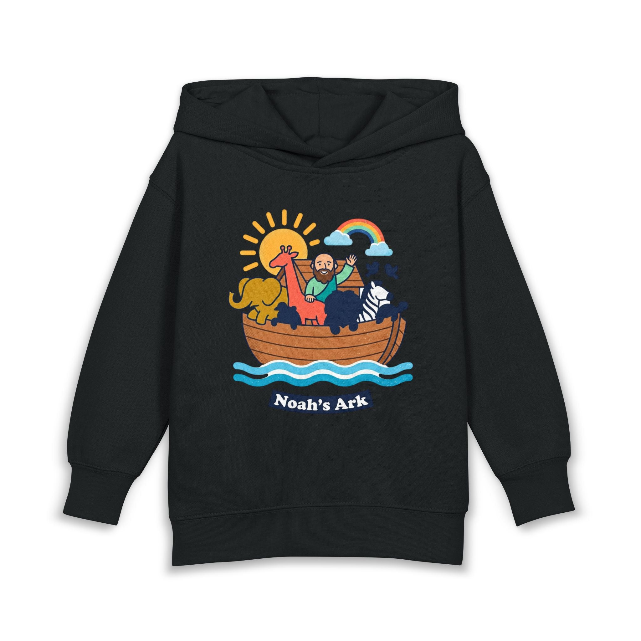 Noah's ark toddler hoodie | cute illustration pullover