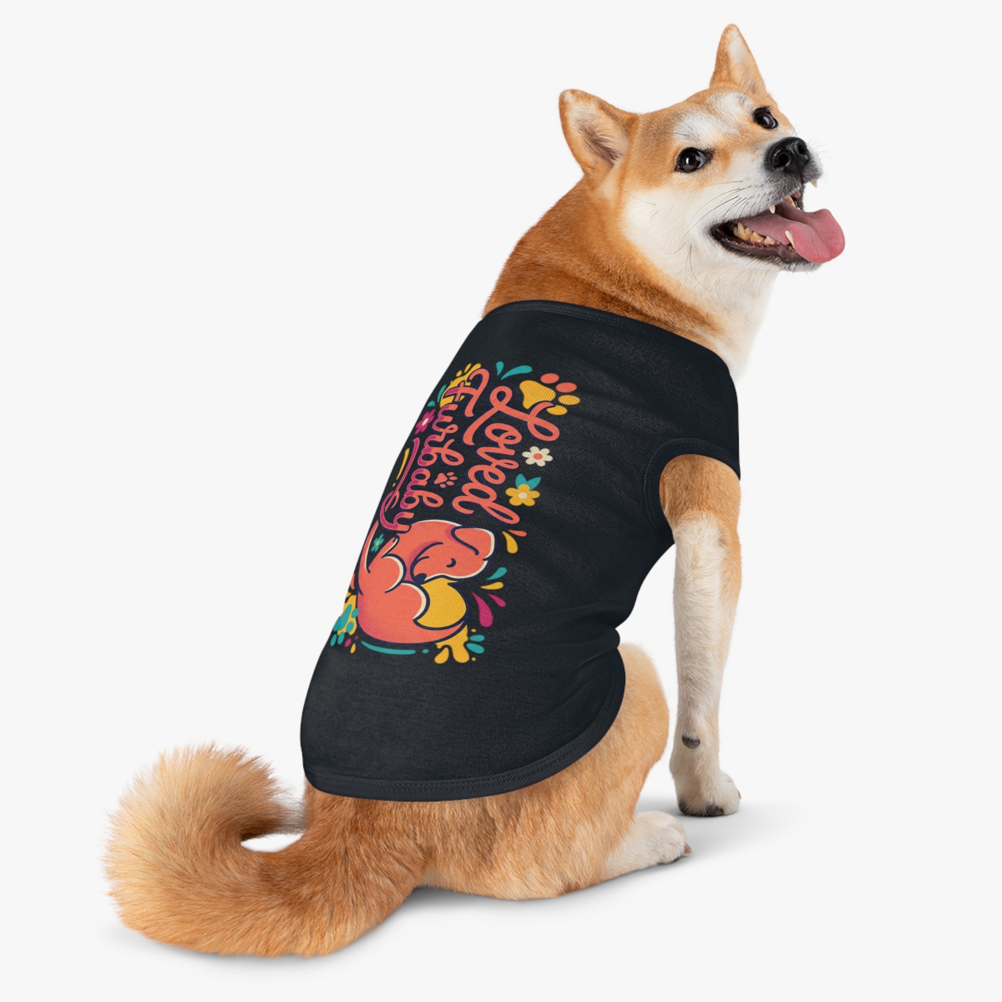 Pet Tank Top - "Loved Furbaby" Cute Dog Graphic Christian Pet Shirt