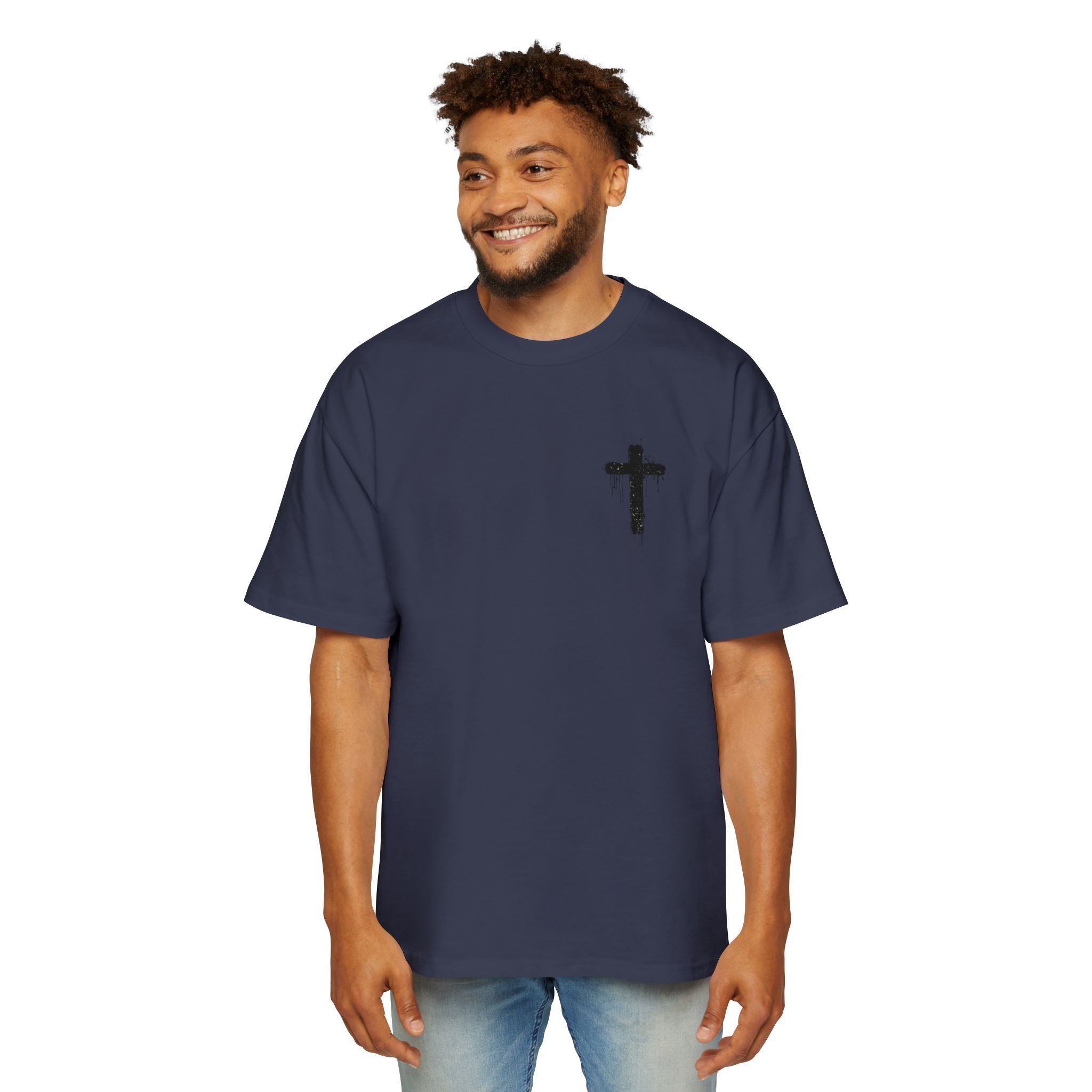 Dripping Paint Cross T-Shirt | Grunge Christian Tee