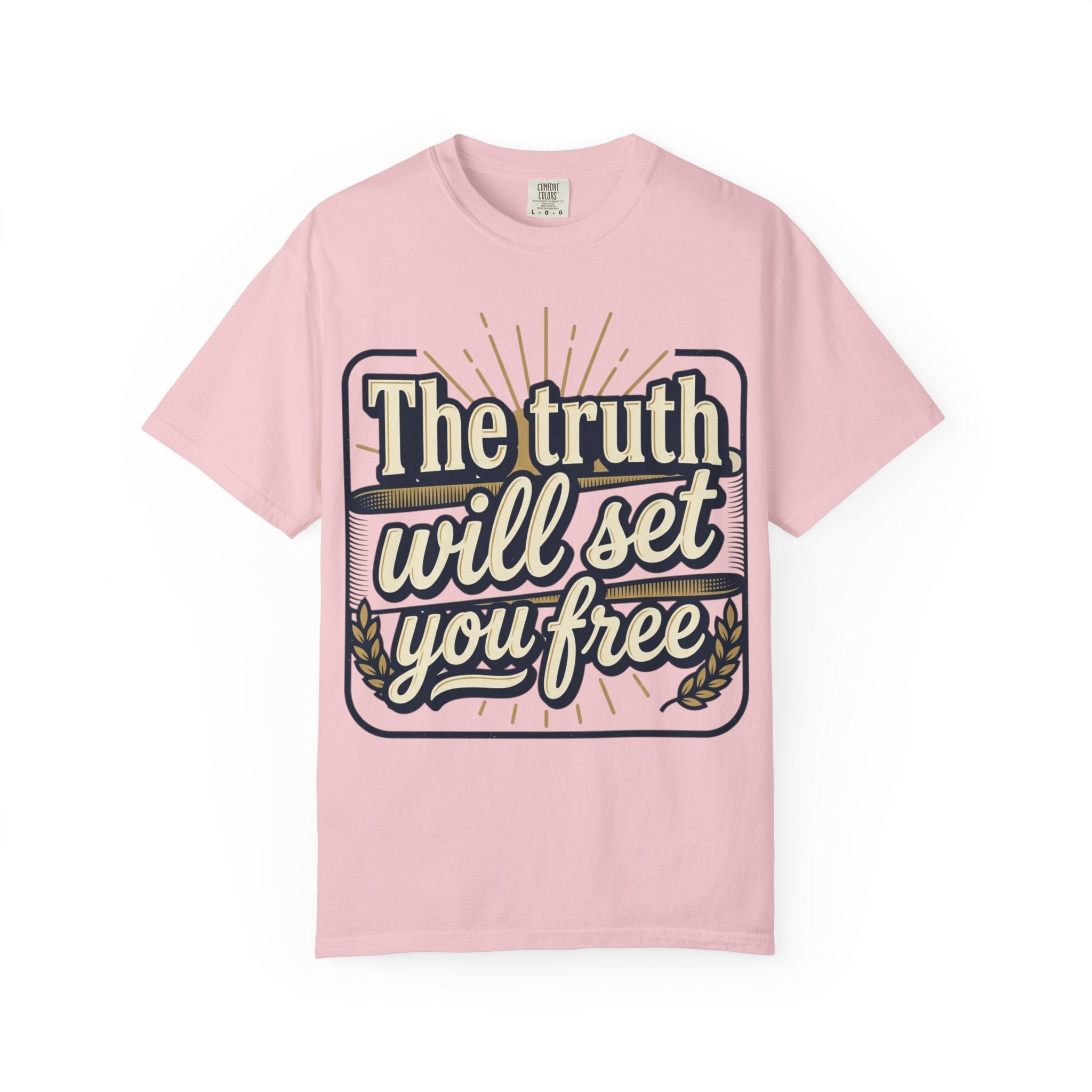 T-Shirt — "The Truth Will Set You Free" Inspirational Graphic Tee