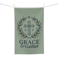 Tea Towel — "Grace and Gather" Kitchen Towel