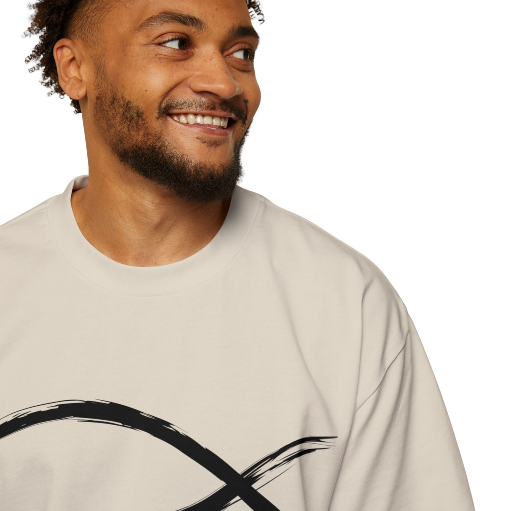Fish Christian Symbol| Grunge Christian Tee