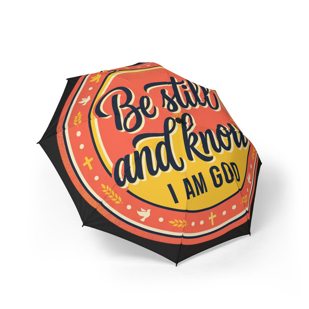 Foldable Umbrella — "Be still", Compact Semi-Automatic Rain Umbrella