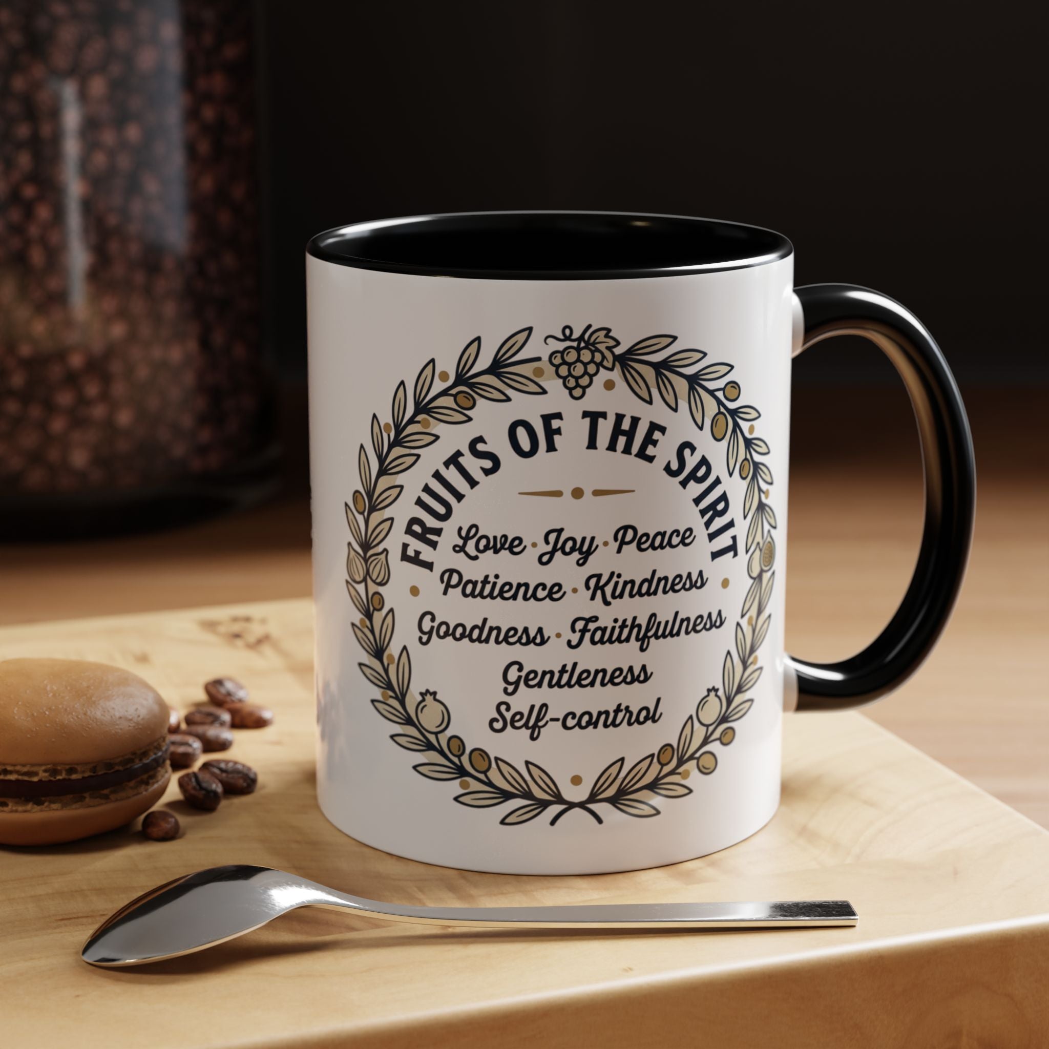 Fruits of the spirit Script Mug | Accent Coffee Mug