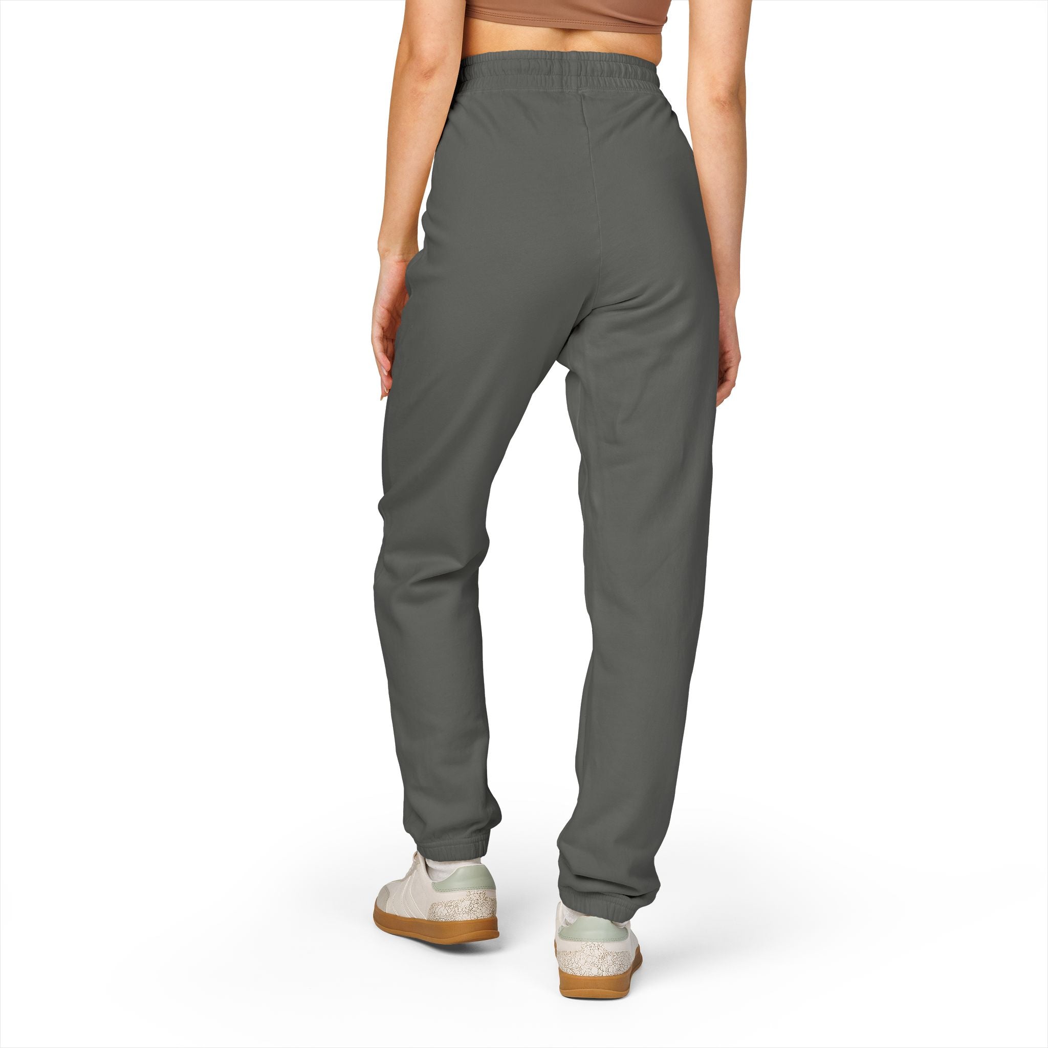 Distressed Faith over Fear Sweatpants | Garment-Dyed Fleece Joggers