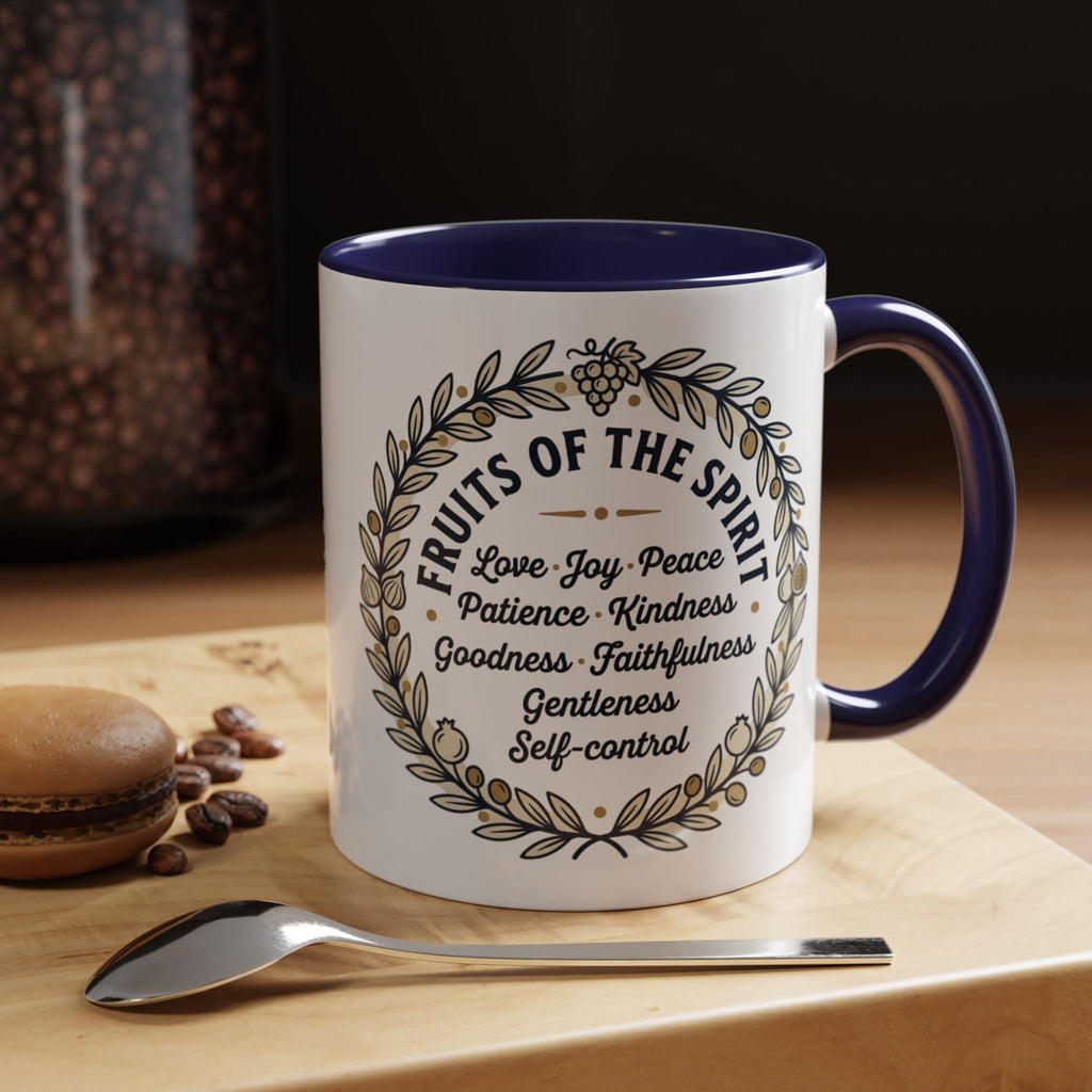 Fruits of the spirit Script Mug | Accent Coffee Mug