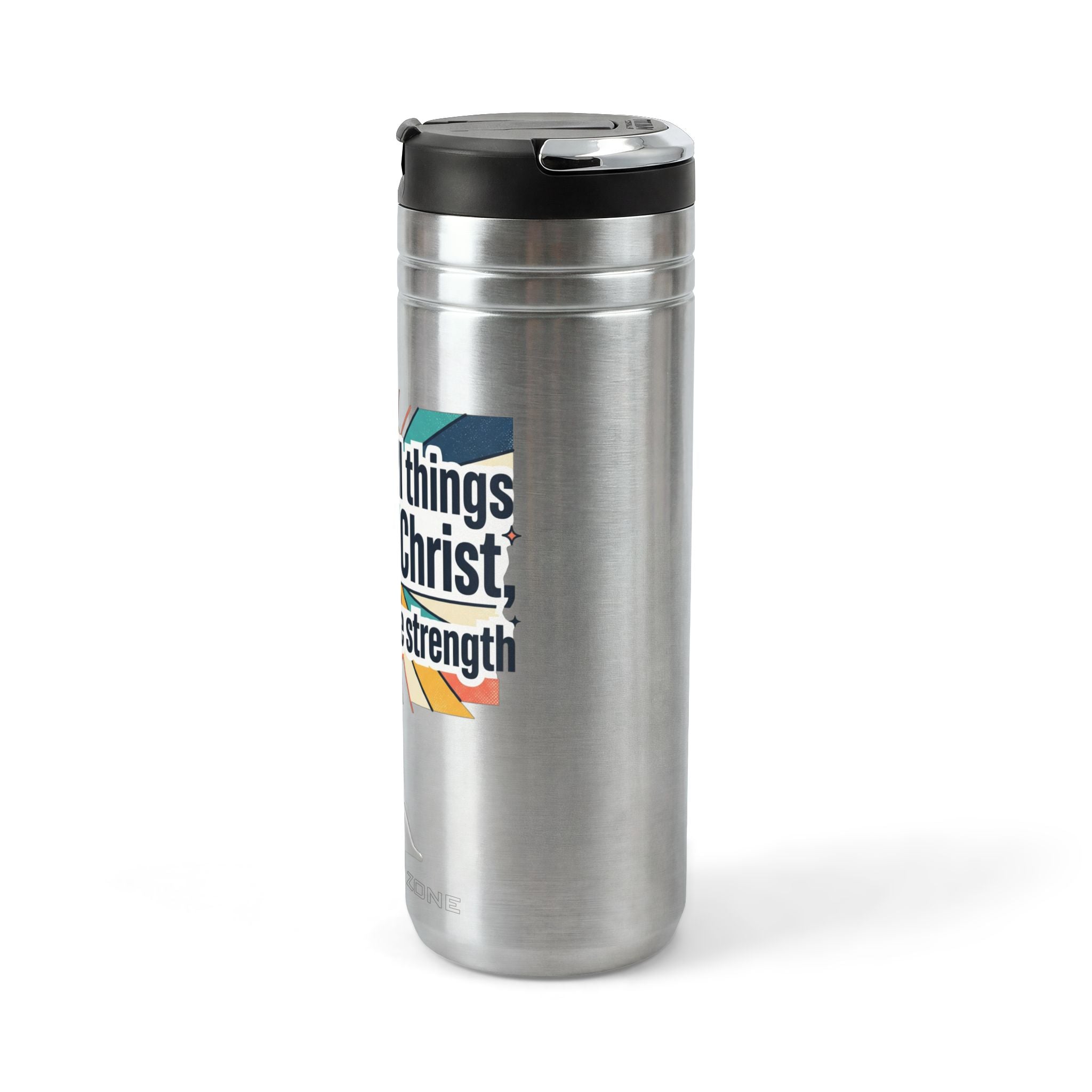 i can do all things emblem tumbler | Stainless steel straw tumbler 24oz