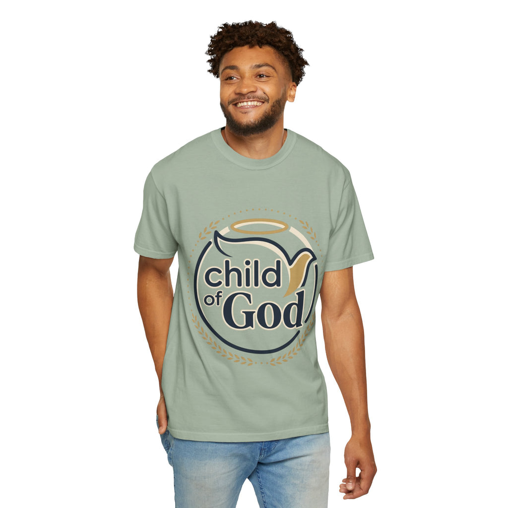 Child of God T‑Shirt — Faith Christian Tee with Dove & Halo