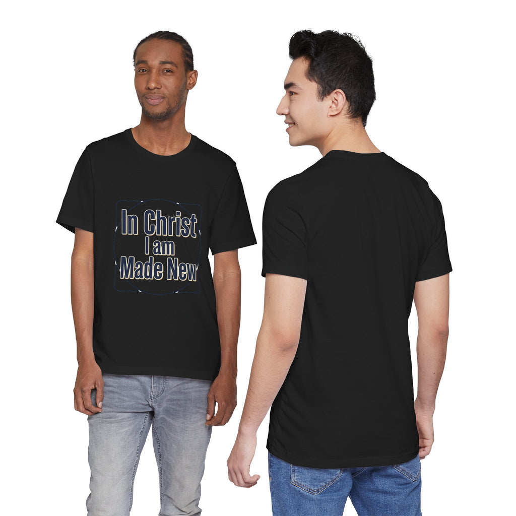 In Christ I Am Made New Tee | Christian encouragement, pastel retro