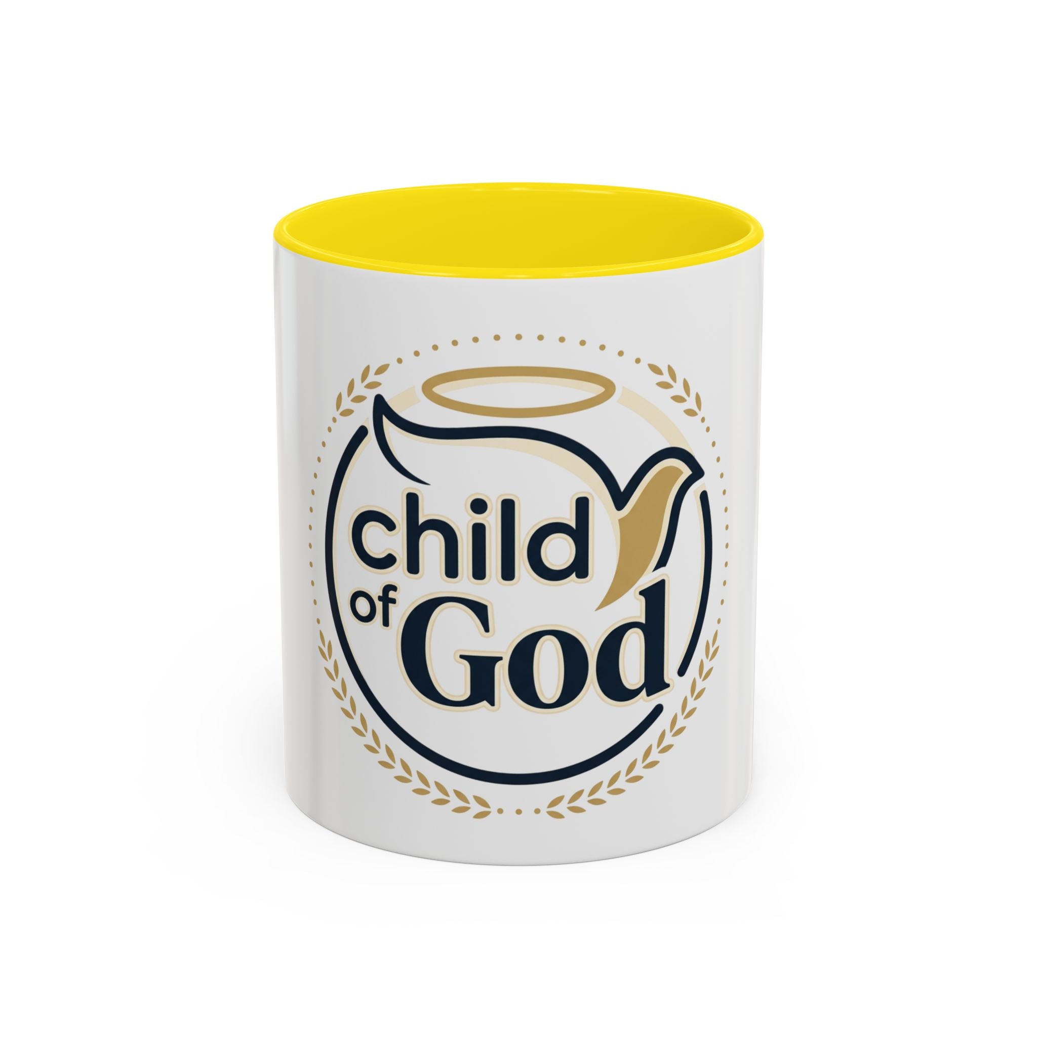 Child of God Accent Coffee Mug — 11/15 oz Christian Faith Ceramic Mug