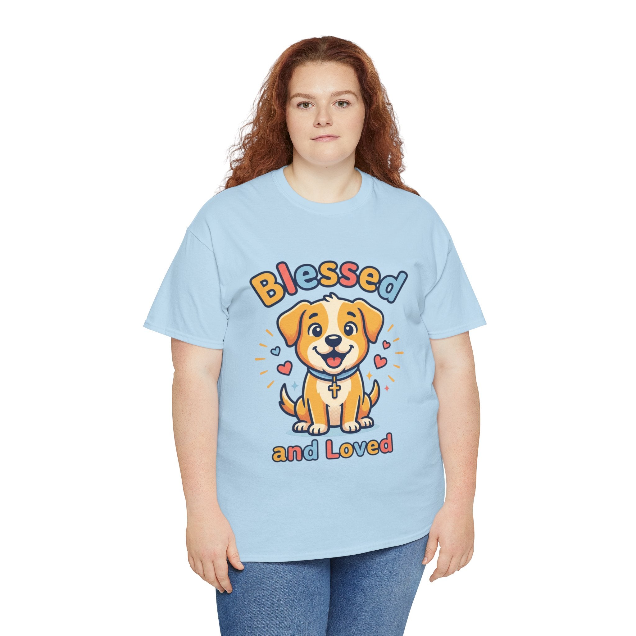 Blessed and Loved Puppy T-Shirt — Cute Dog Graphic Tee for Pet Lovers