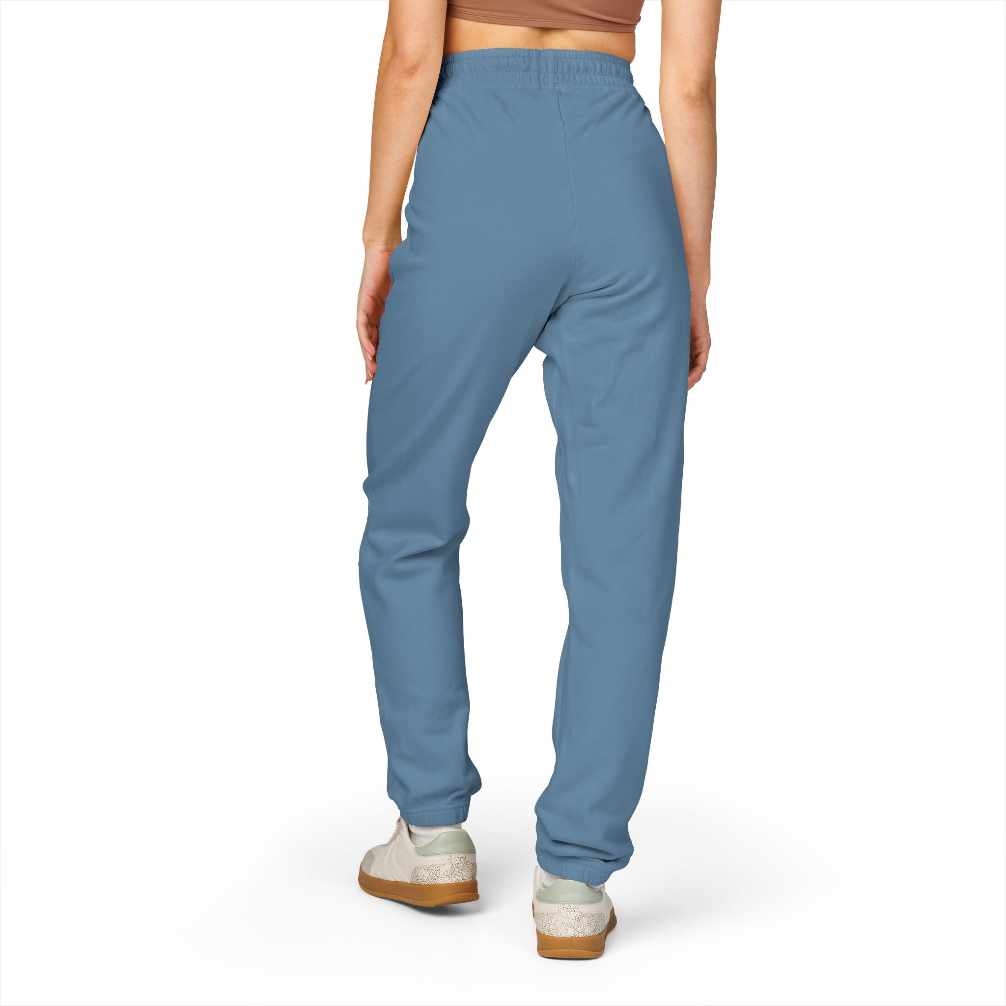 Distressed Faith over Fear Sweatpants | Garment-Dyed Fleece Joggers
