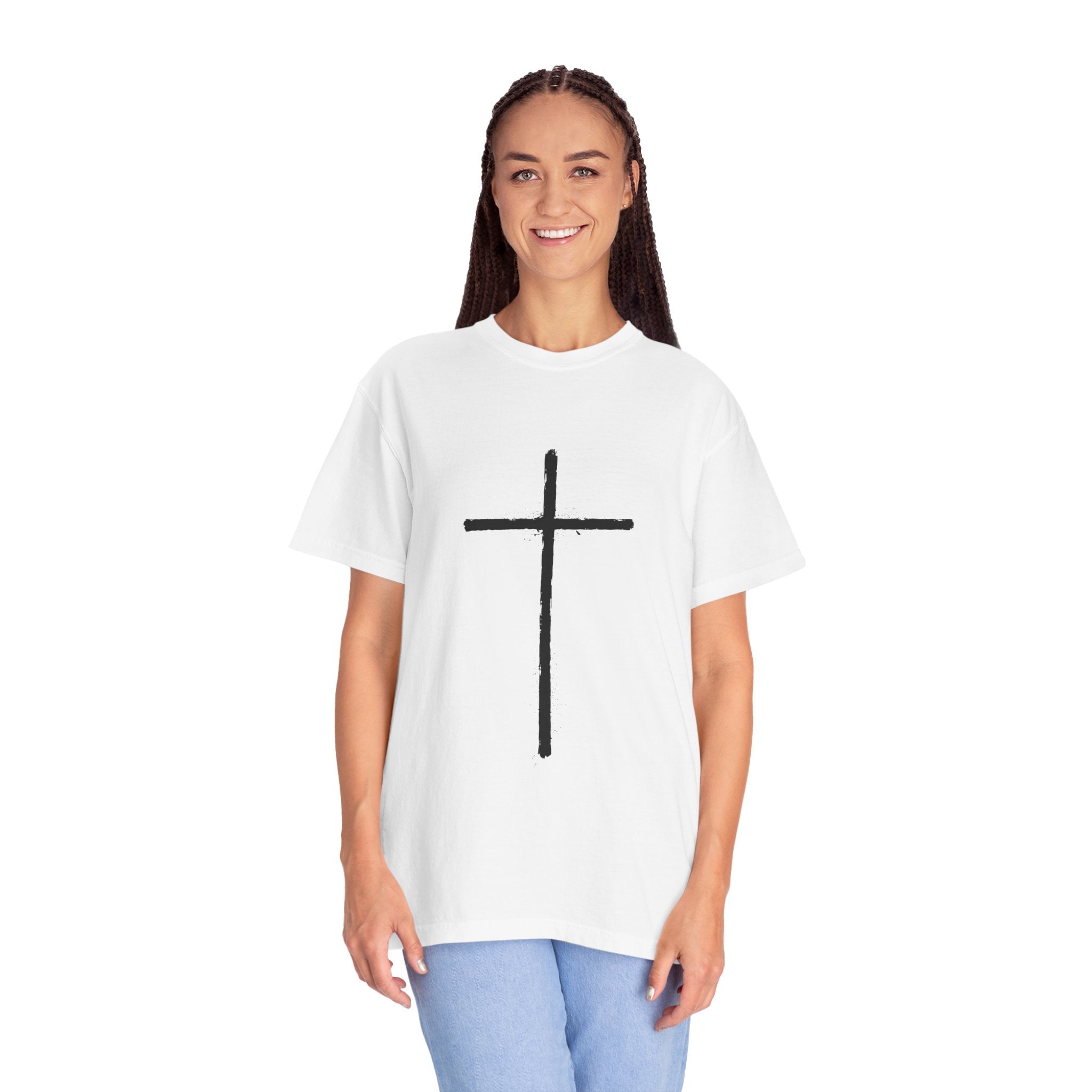 Cross T-shirt | Religious Gothic Faith Design