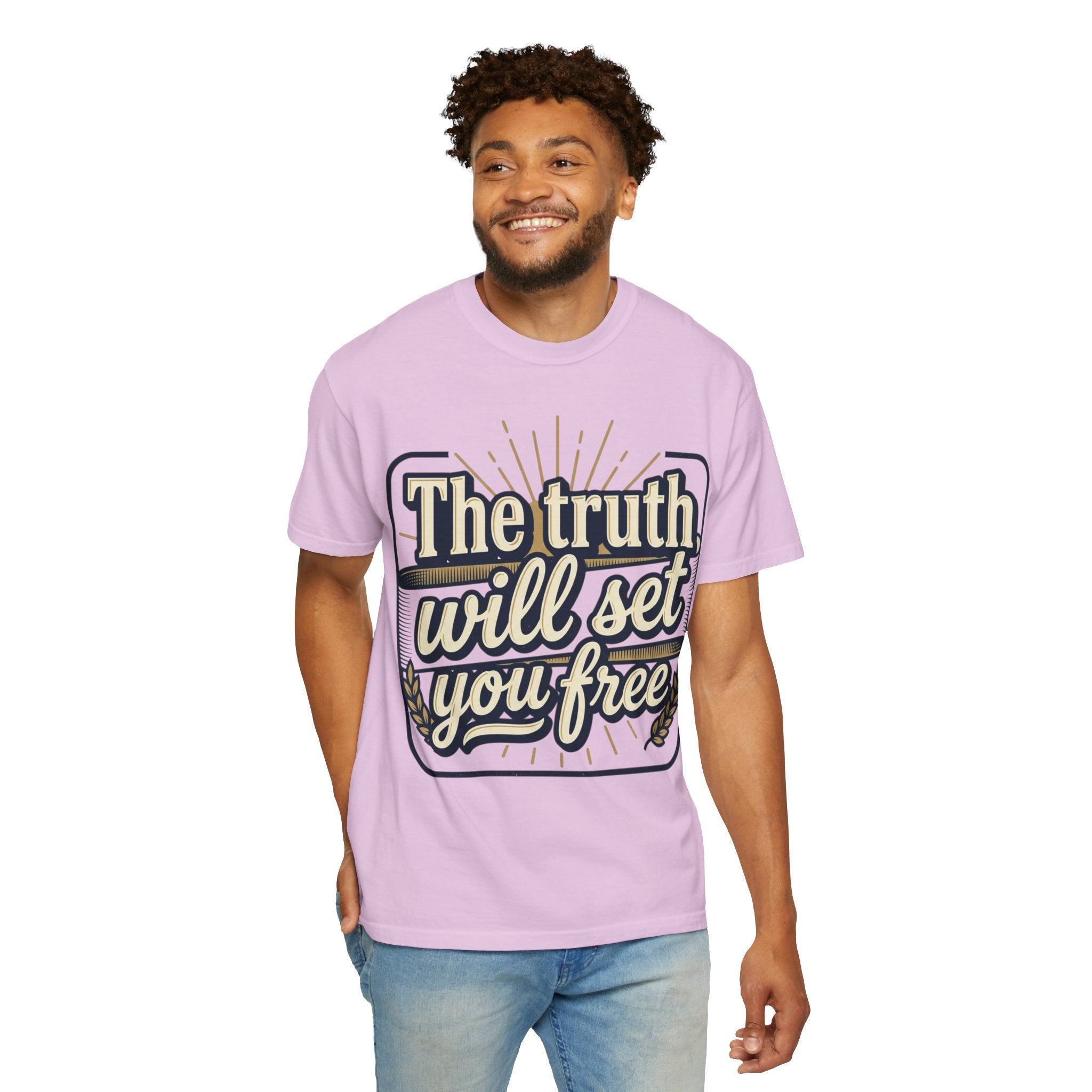 T-Shirt — "The Truth Will Set You Free" Inspirational Graphic Tee