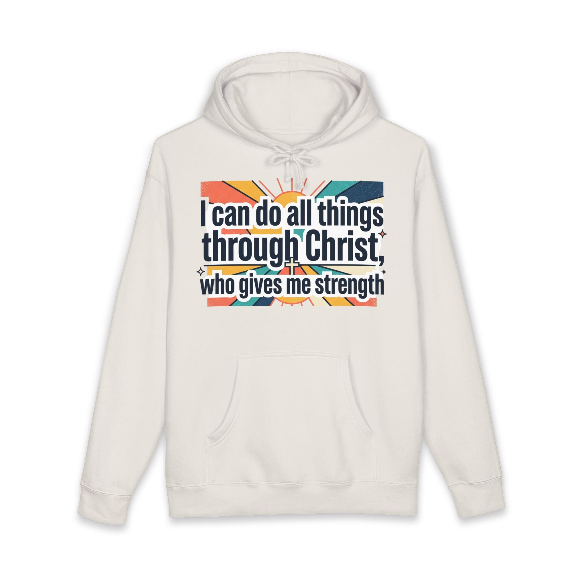 All things through God Hooded Sweatshirt