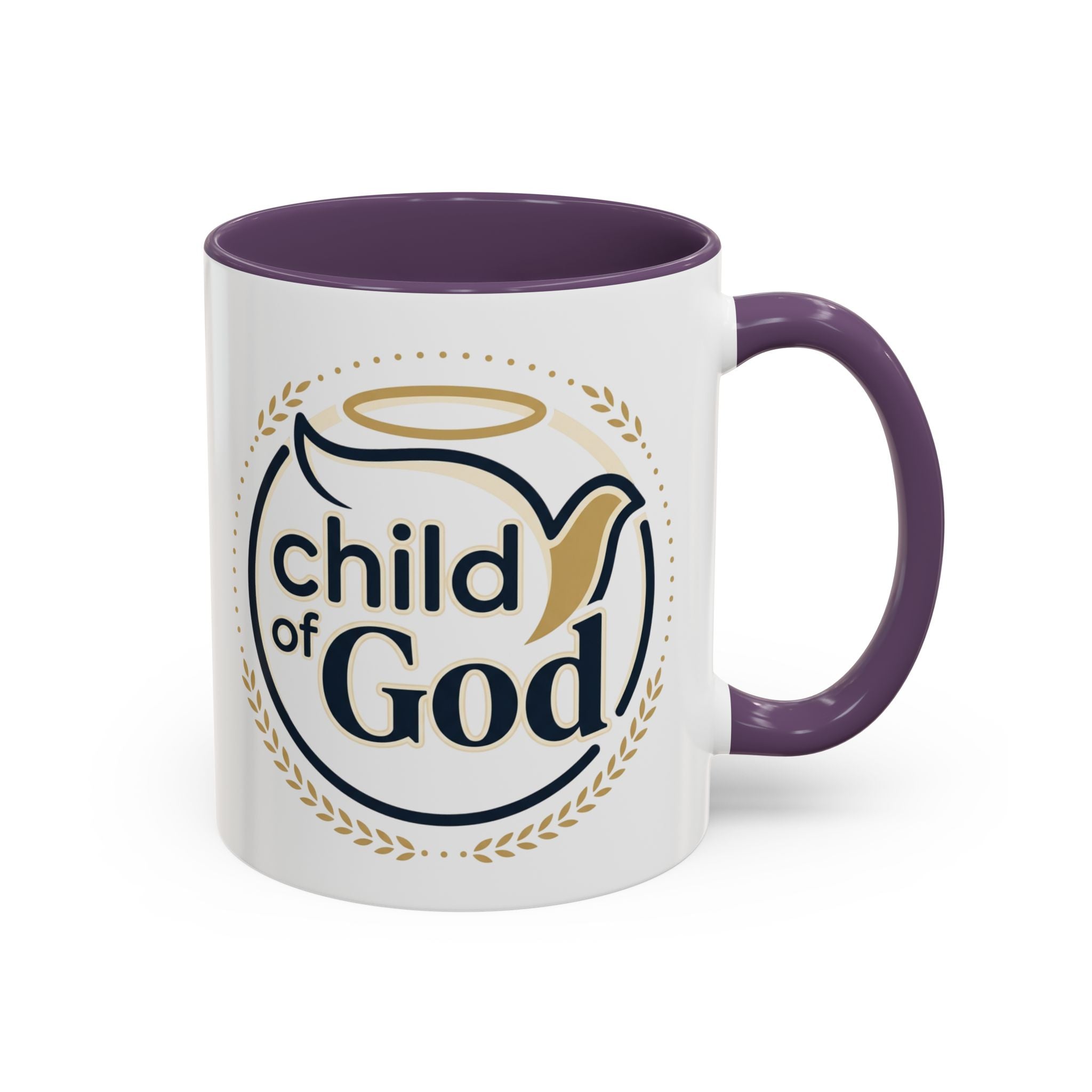 Child of God Accent Coffee Mug — 11/15 oz Christian Faith Ceramic Mug