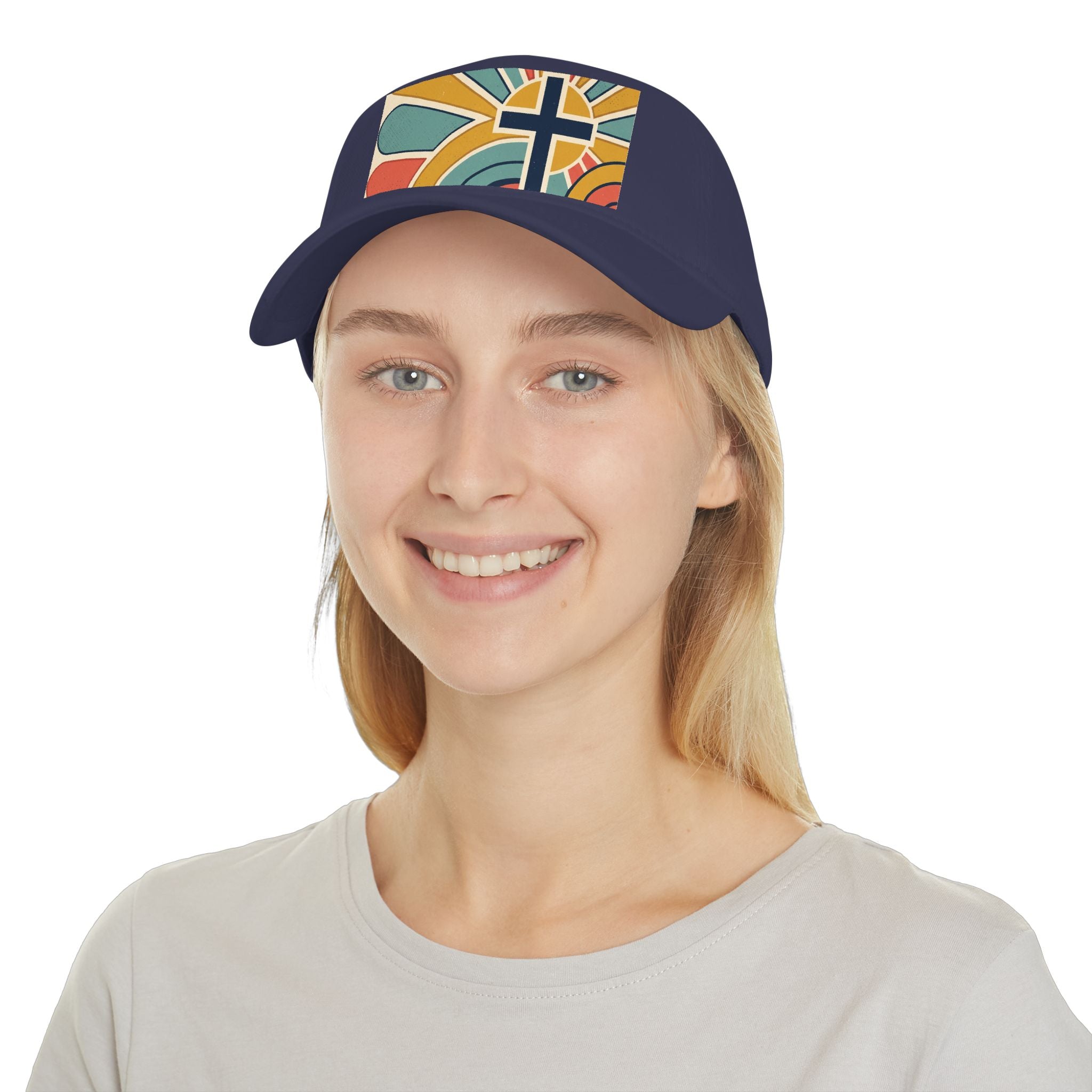 Retro cross Baseball Cap | Christian Faith Hat, Scripture Inspired