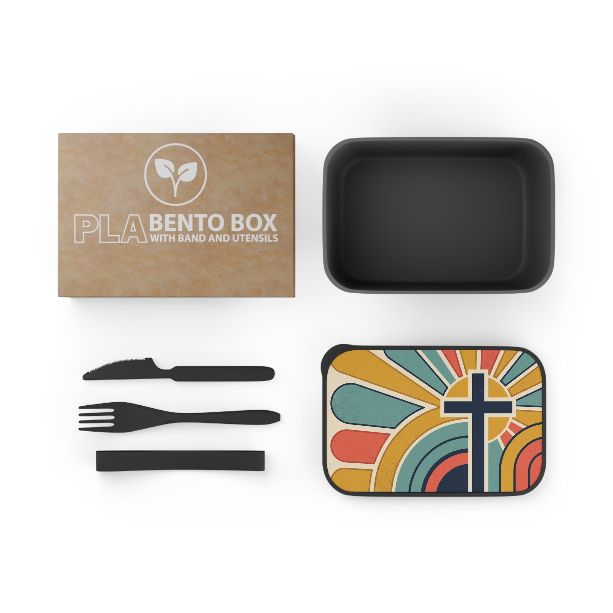 Blessings Bento Box | PLA Lunch Box with Utensils