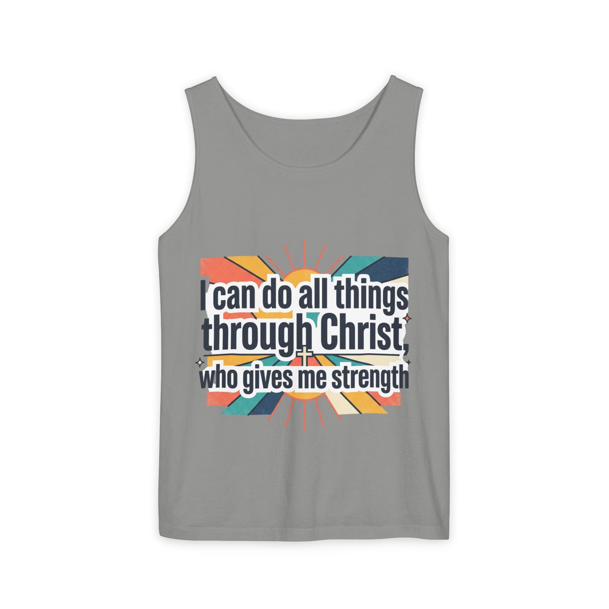 I can do all things tank top | Christian faith apparel