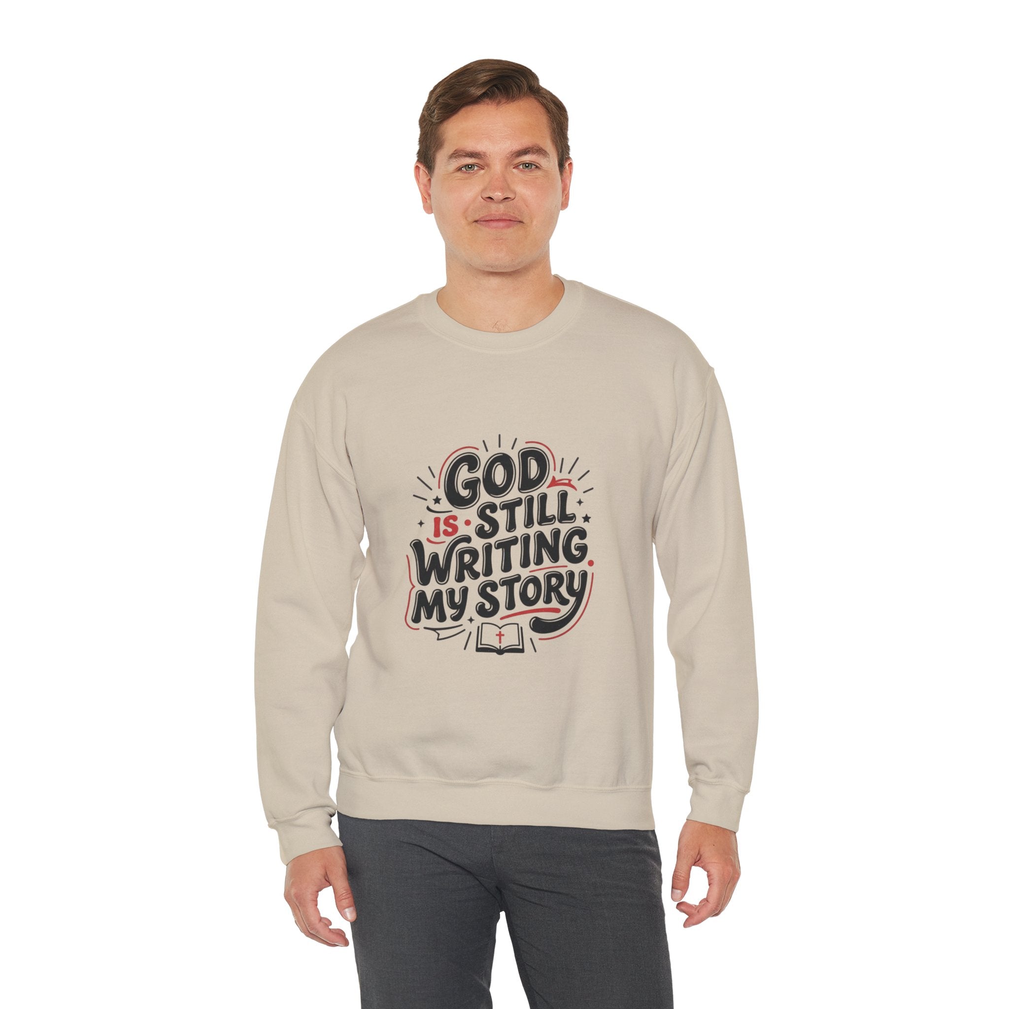 God Is Still Writing My Story Sweatshirt | Christian encouragement, groovy scripture