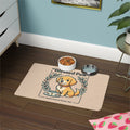 Blessed Paw Pet Mat — "God’s Love in Every Tail" Dog Feeding Placemat (12x18)