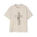 Cross and Rose| Grunge Christian Tee