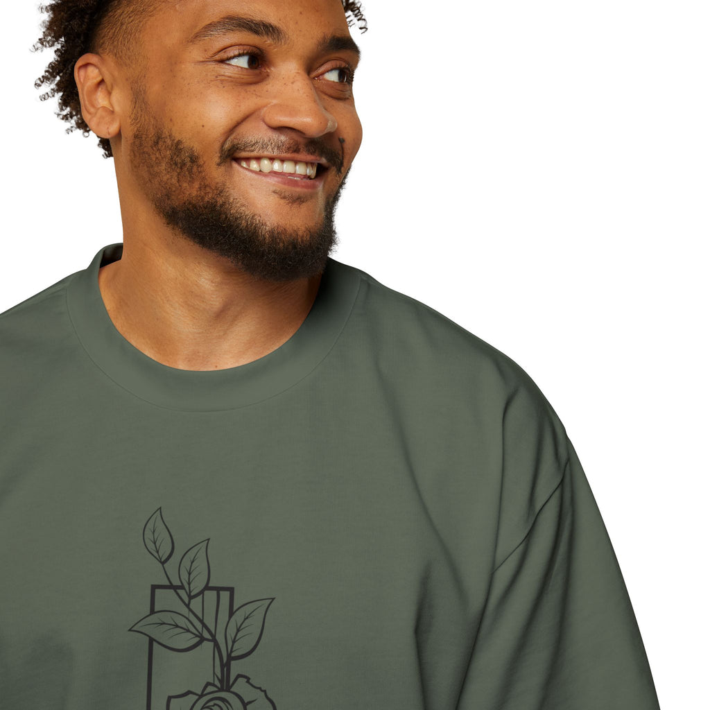 Cross and Rose| Grunge Christian Tee