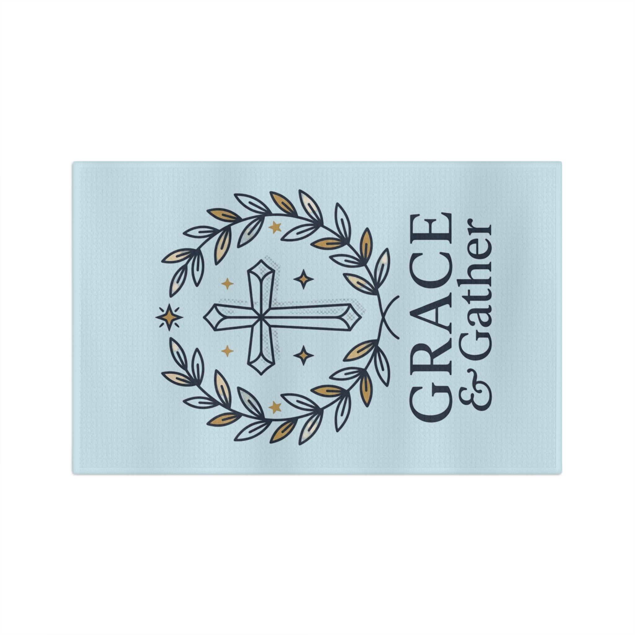 Tea Towel — "Grace and Gather" Kitchen Towel