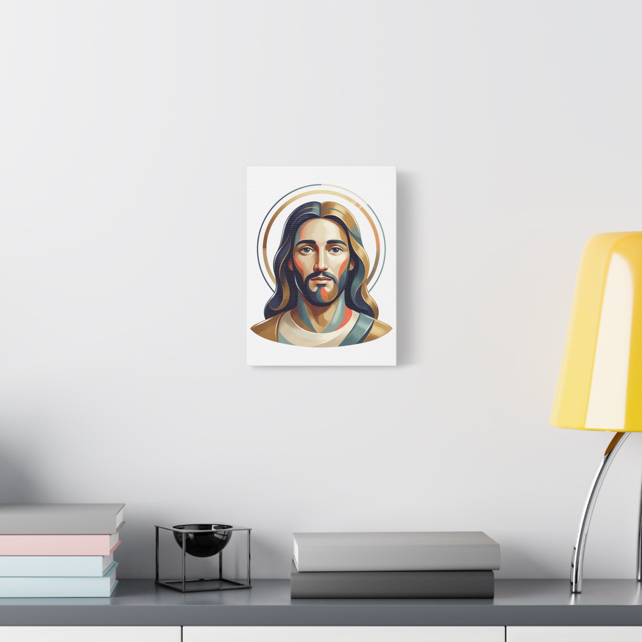 Jesus Portrait Satin Canvas