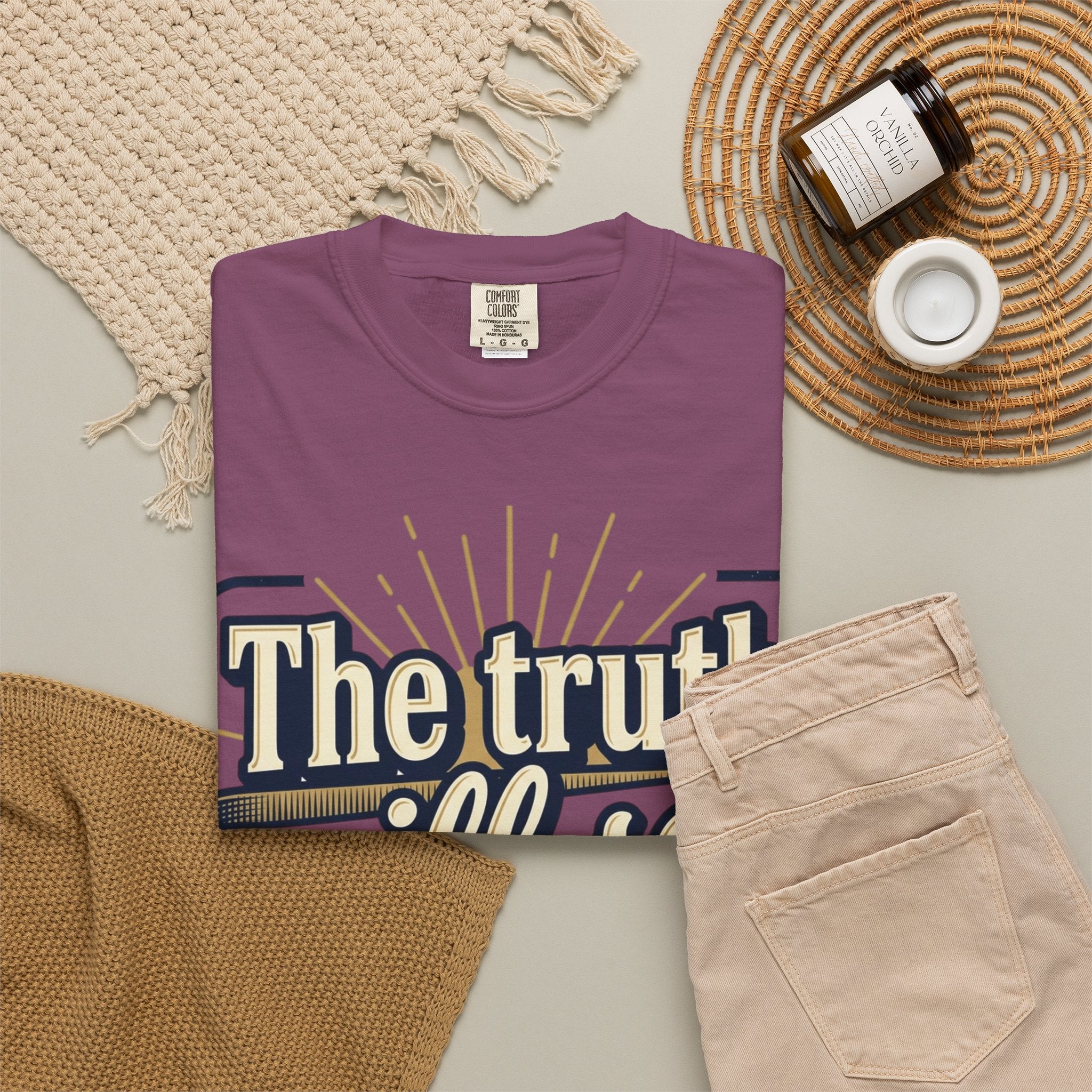 T-Shirt — "The Truth Will Set You Free" Inspirational Graphic Tee