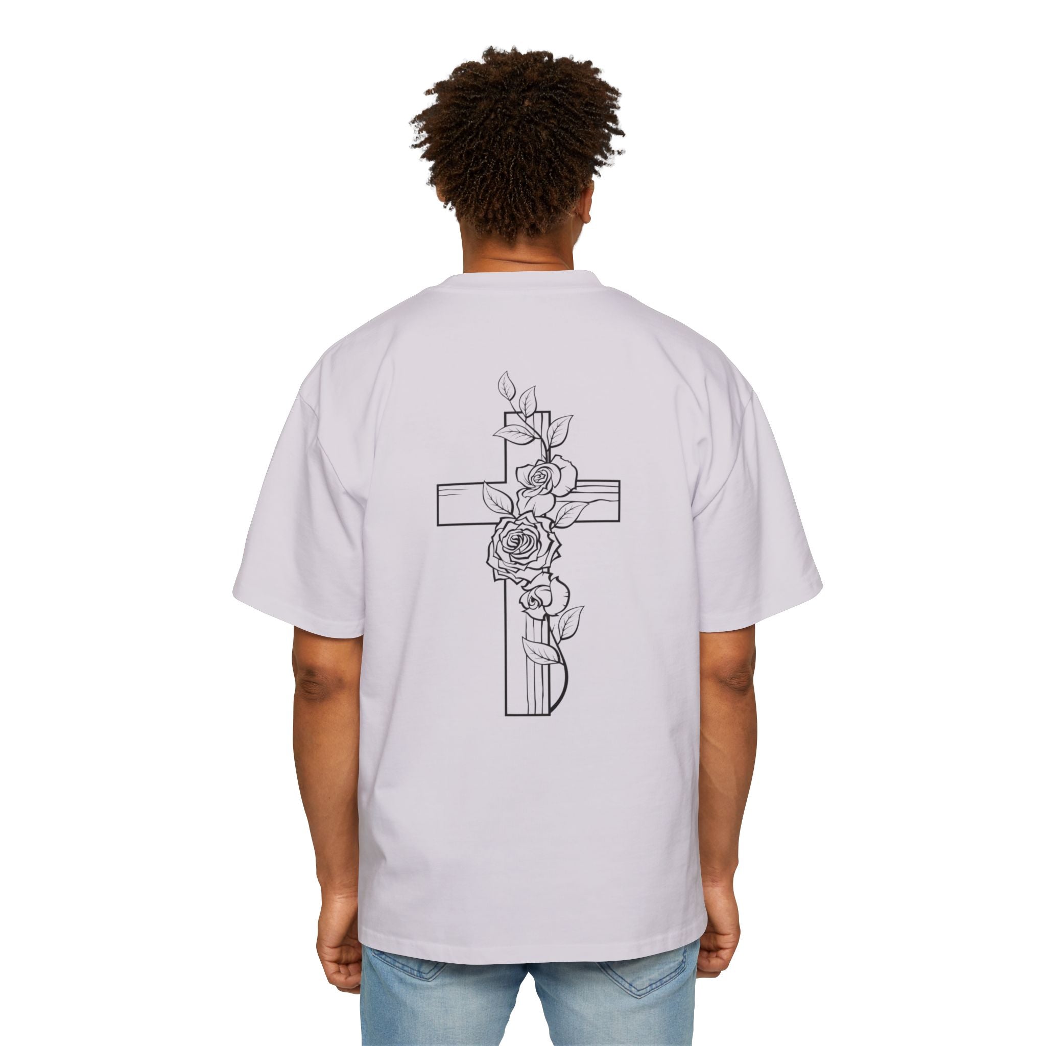 Cross and Rose| Grunge Christian Tee