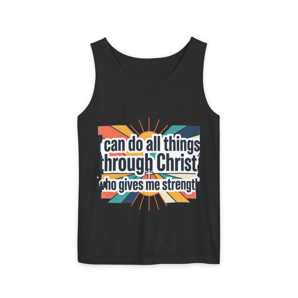 I can do all things tank top | Christian faith apparel