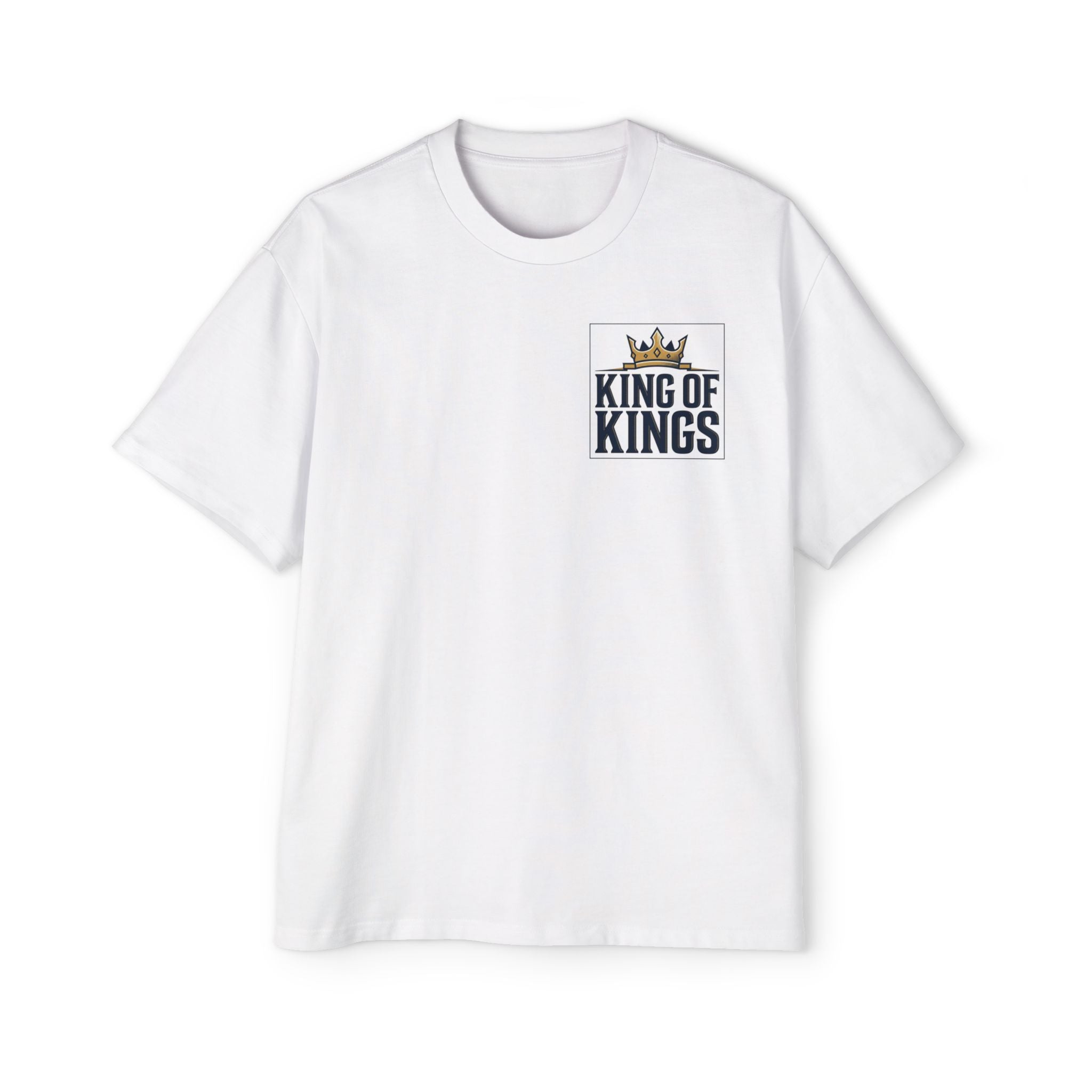 King of Kings Tee — Men's Oversized Graphic T-Shirt with Crown Design