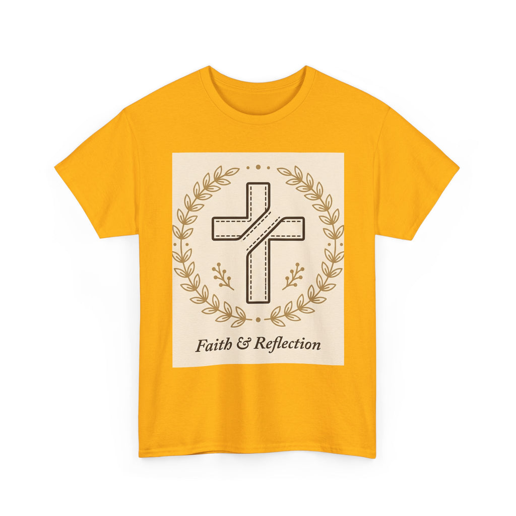 Faith & Reflection Cross T-Shirt | Christian Scripture Tee